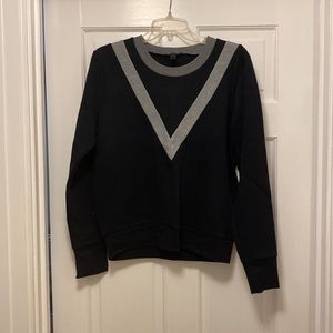 J.Crew, medium, black and grey sweatshirt
